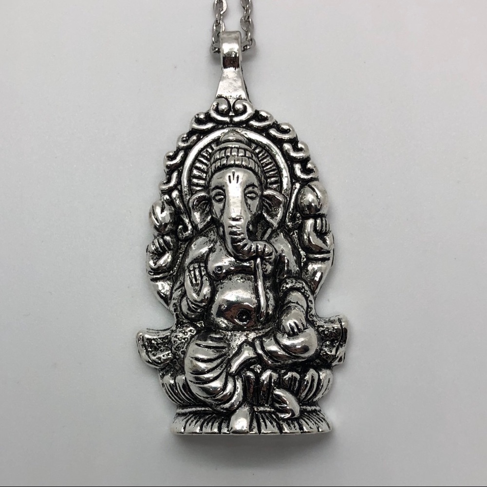 Ganesh Pendant Necklace W/ Chain